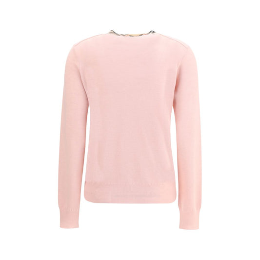 Burberry – Strickjacke aus Wolle mit Karomuster