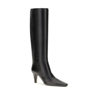 Saint Laurent Hohe Lederstiefel