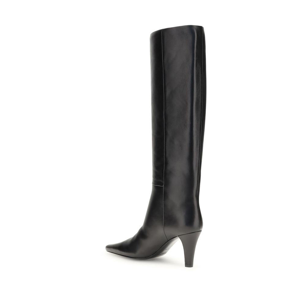 Saint Laurent Hohe Lederstiefel