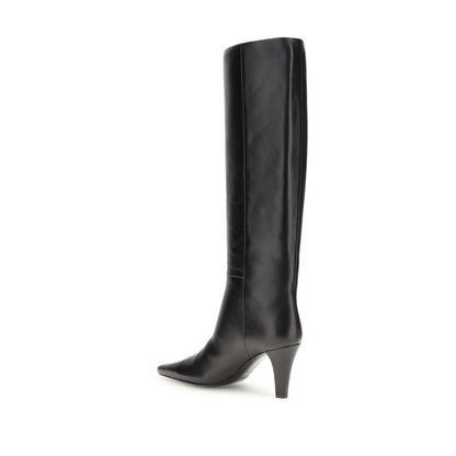 Saint Laurent Hohe Lederstiefel