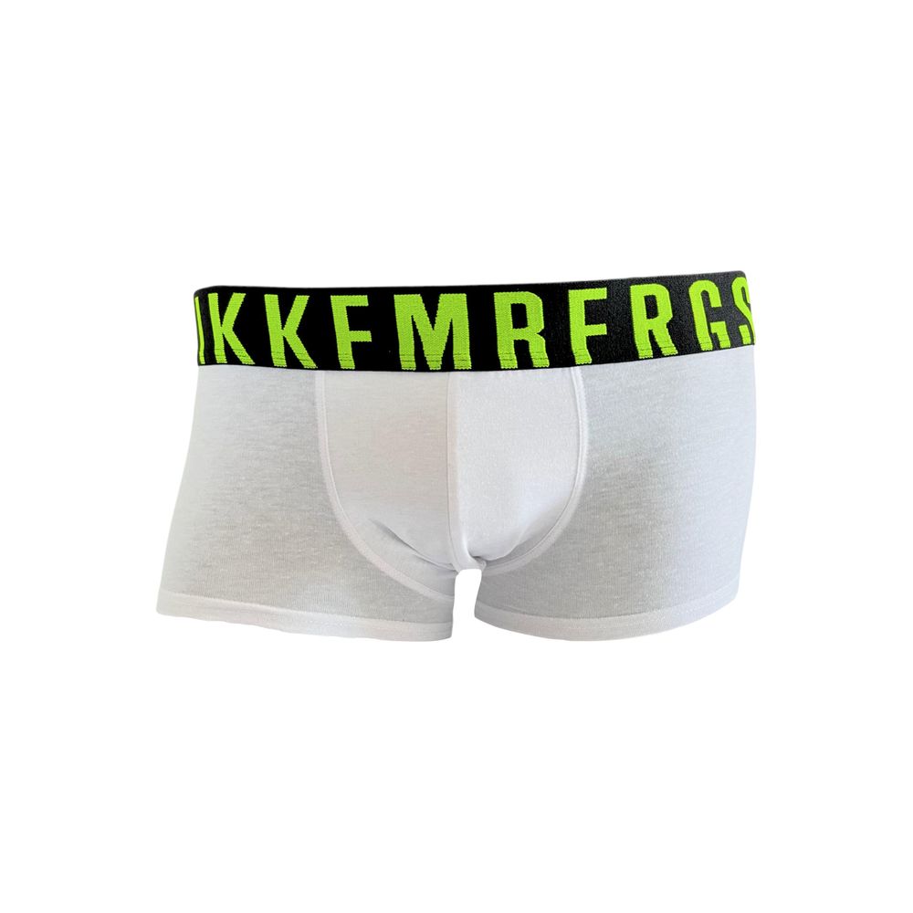 Bikkembergs Herren-Boxershorts aus weißer Baumwolle