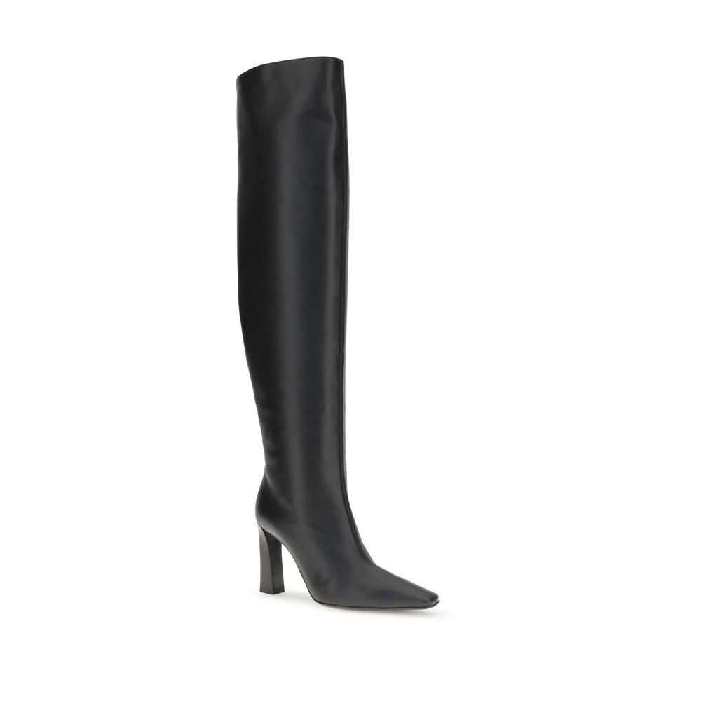 Giuseppe Zanotti Extra hohe Lederstiefel