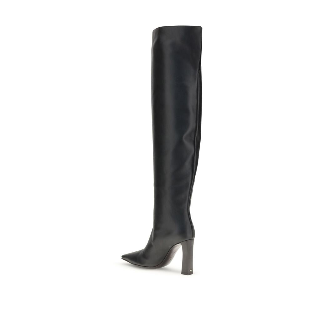 Giuseppe Zanotti Extra hohe Lederstiefel