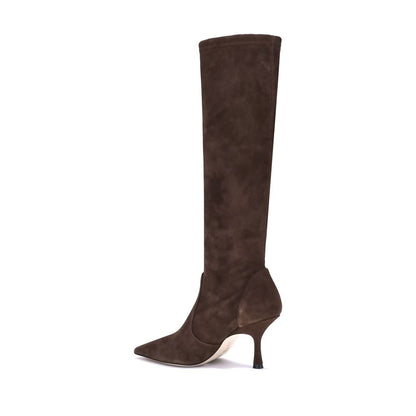Stuart Weitzman Hohe Wildlederstiefel