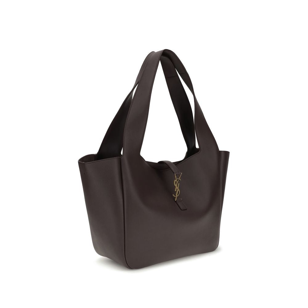 Saint Laurent Schultertasche aus braunem Lammleder (Ovis Aries Aries)