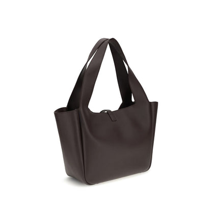 Saint Laurent Schultertasche aus braunem Lammleder (Ovis Aries Aries)
