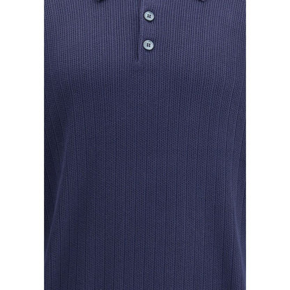 Brunello Cucinelli Blaues Baumwoll-Sweatshirt