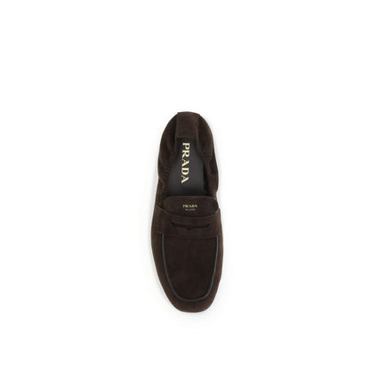 Prada – Shuffle-Loafer aus Wildleder