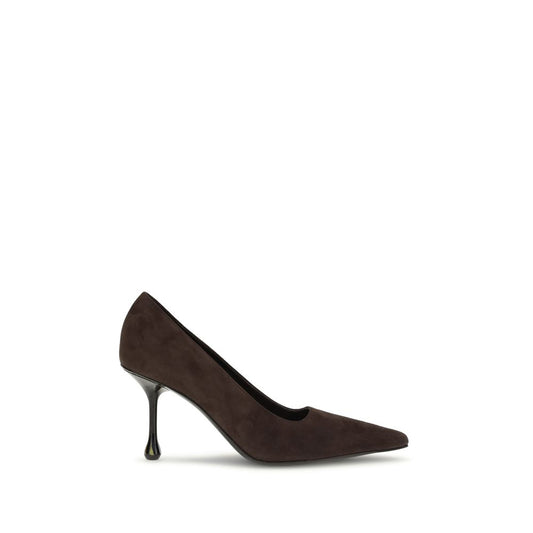 Jimmy Choo – Pumps mit hohem Absatz aus braunem Leder