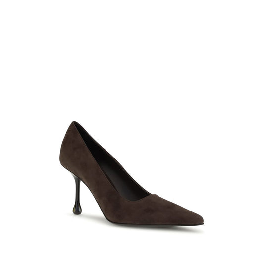 Jimmy Choo – Pumps mit hohem Absatz aus braunem Leder