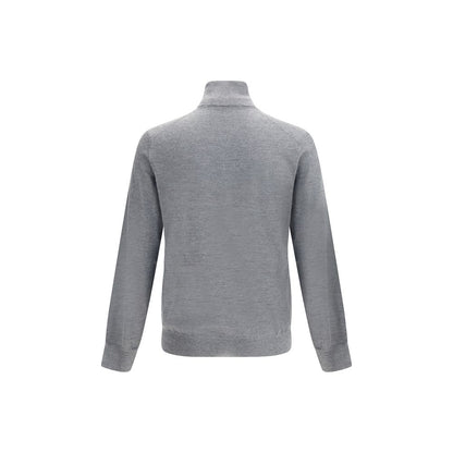 Brunello Cucinelli Grauer Kaschmir-Pullover aus Kaschmir
