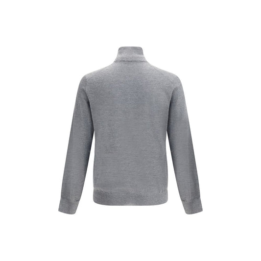Brunello Cucinelli Grauer Kaschmir-Pullover aus Kaschmir