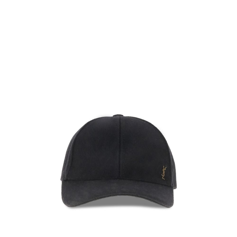 Saint Laurent Wool Baseball Cap