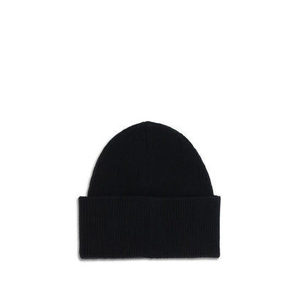 MM6 Black Wool Beanie