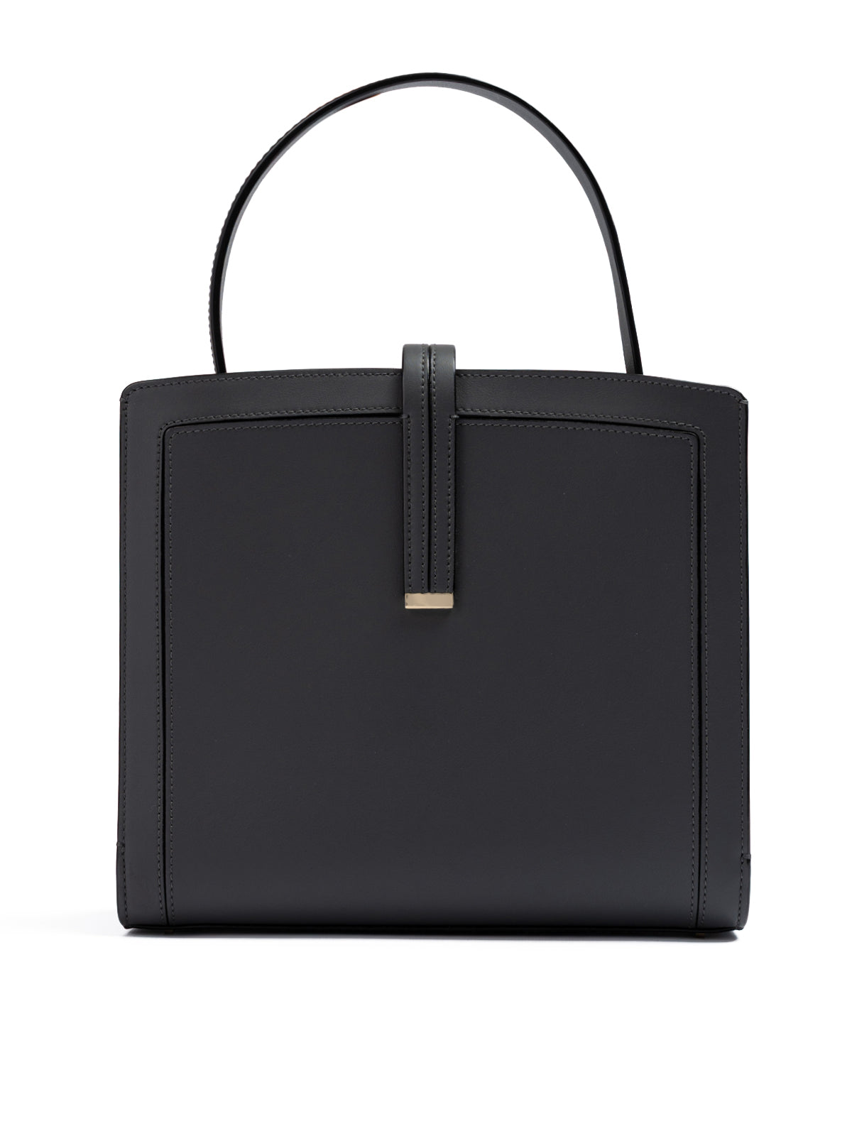 Giada Anthrazitfarbene Leder-Umhängetasche