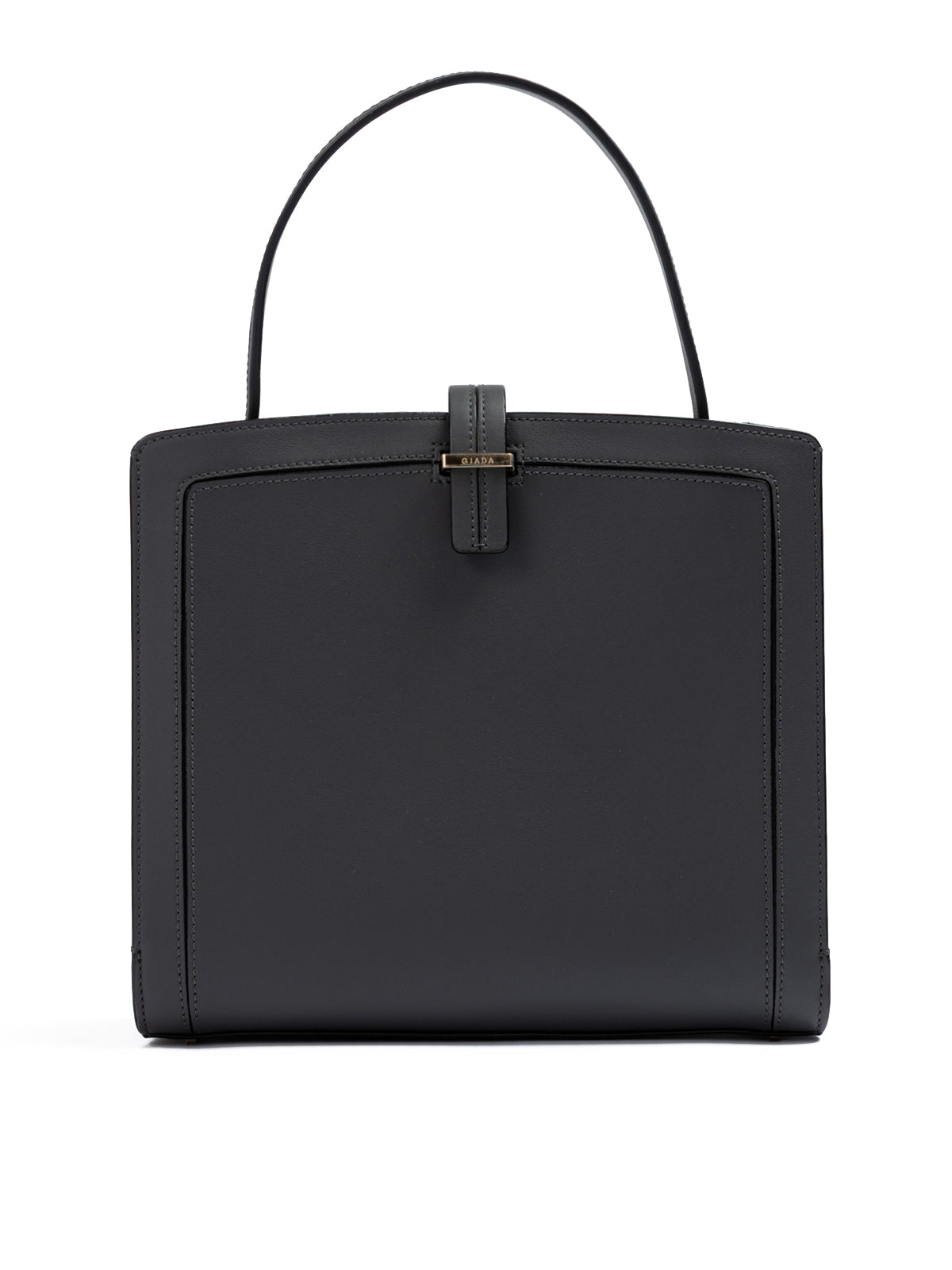 Giada Anthrazitfarbene Leder-Umhängetasche