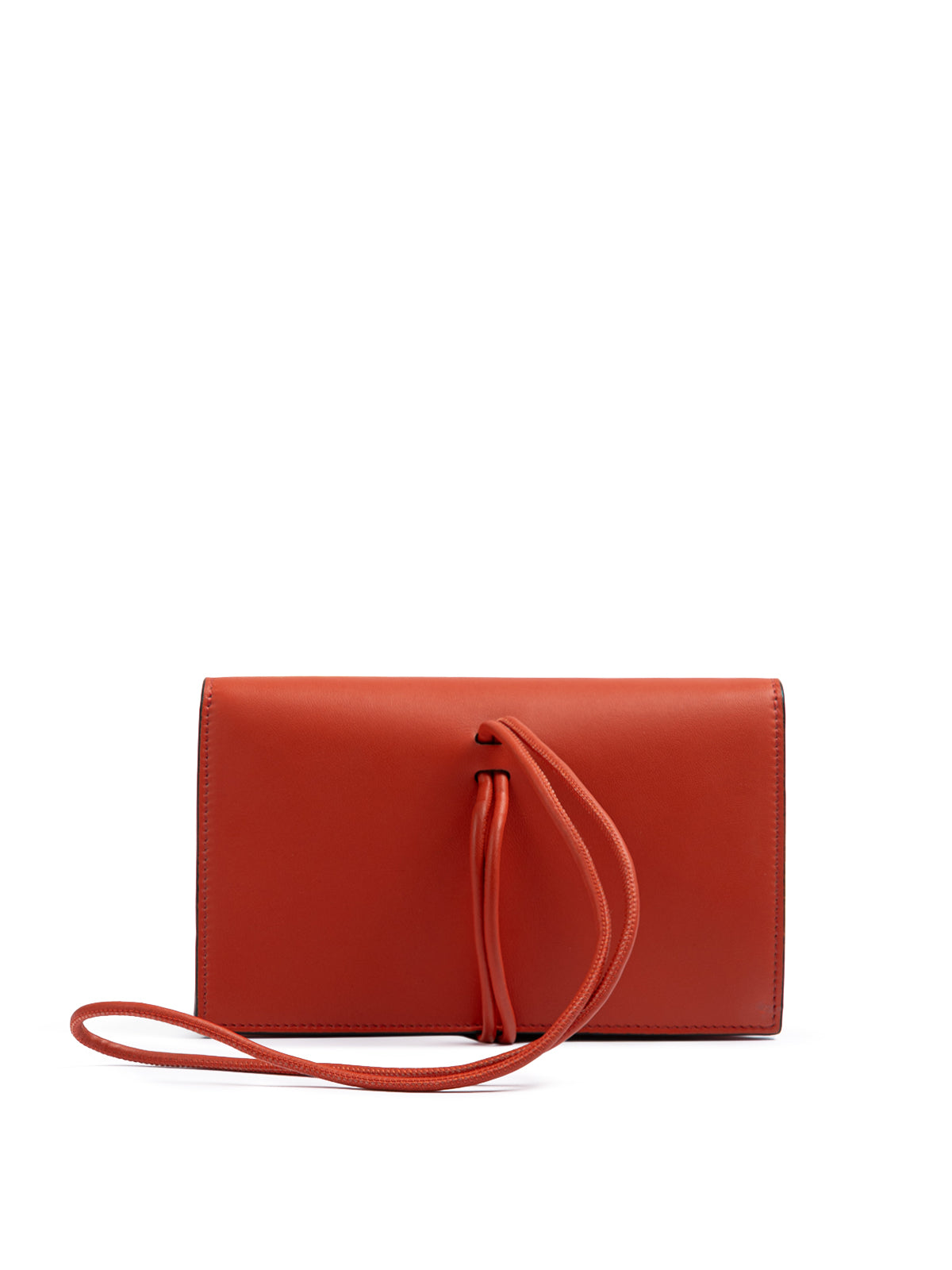 Giada Clutch aus rotem Leder