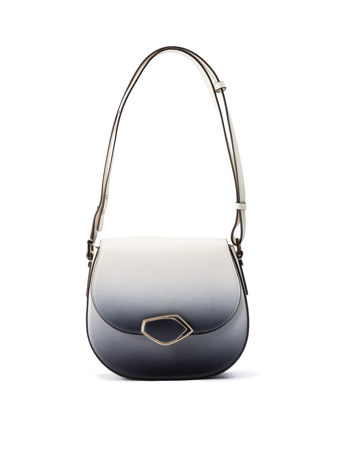 Giada Schultertasche aus zweifarbigem Leder