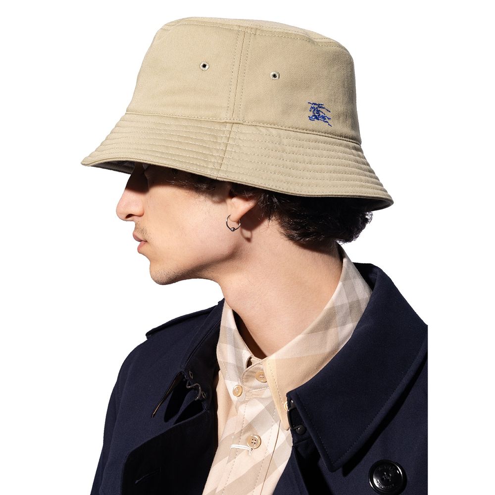 Burberry Grüne Baumwollkappe (Baseballkappe)
