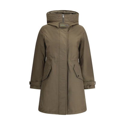 Woolrich Grüne Baumwollparka