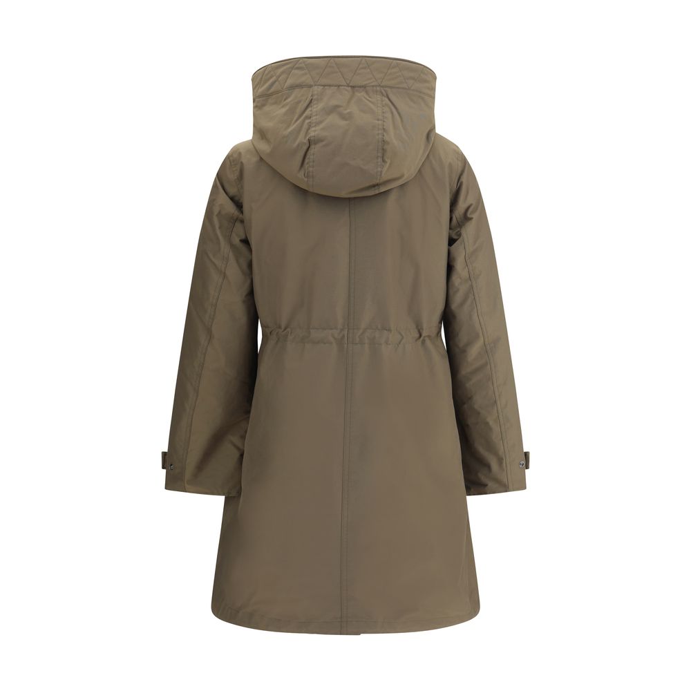 Woolrich Grüne Baumwollparka