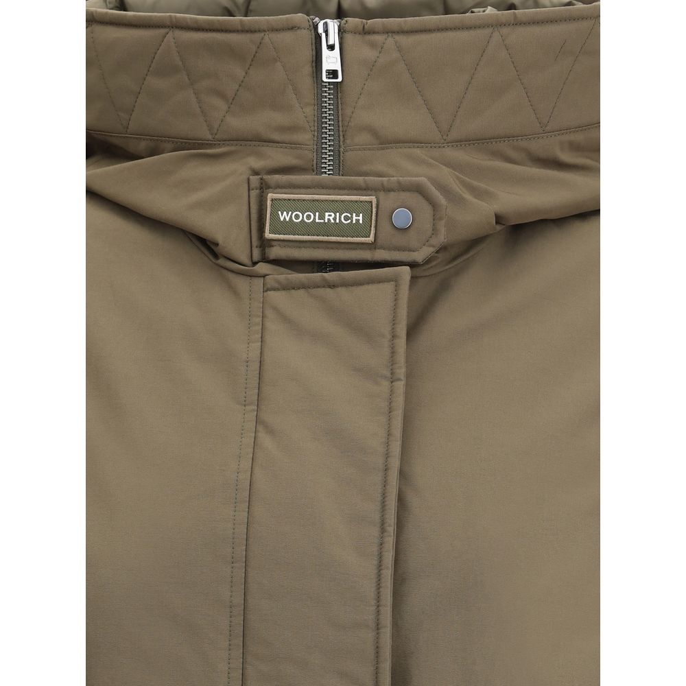 Woolrich Grüne Baumwollparka