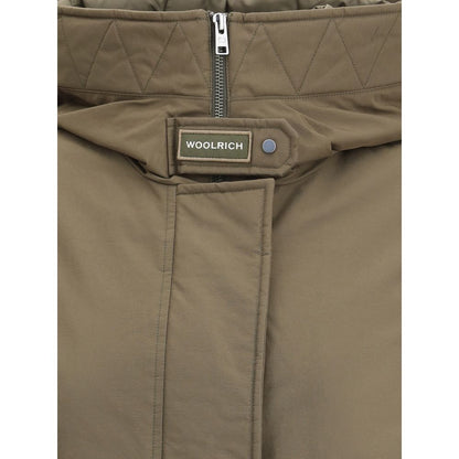 Woolrich Grüne Baumwollparka