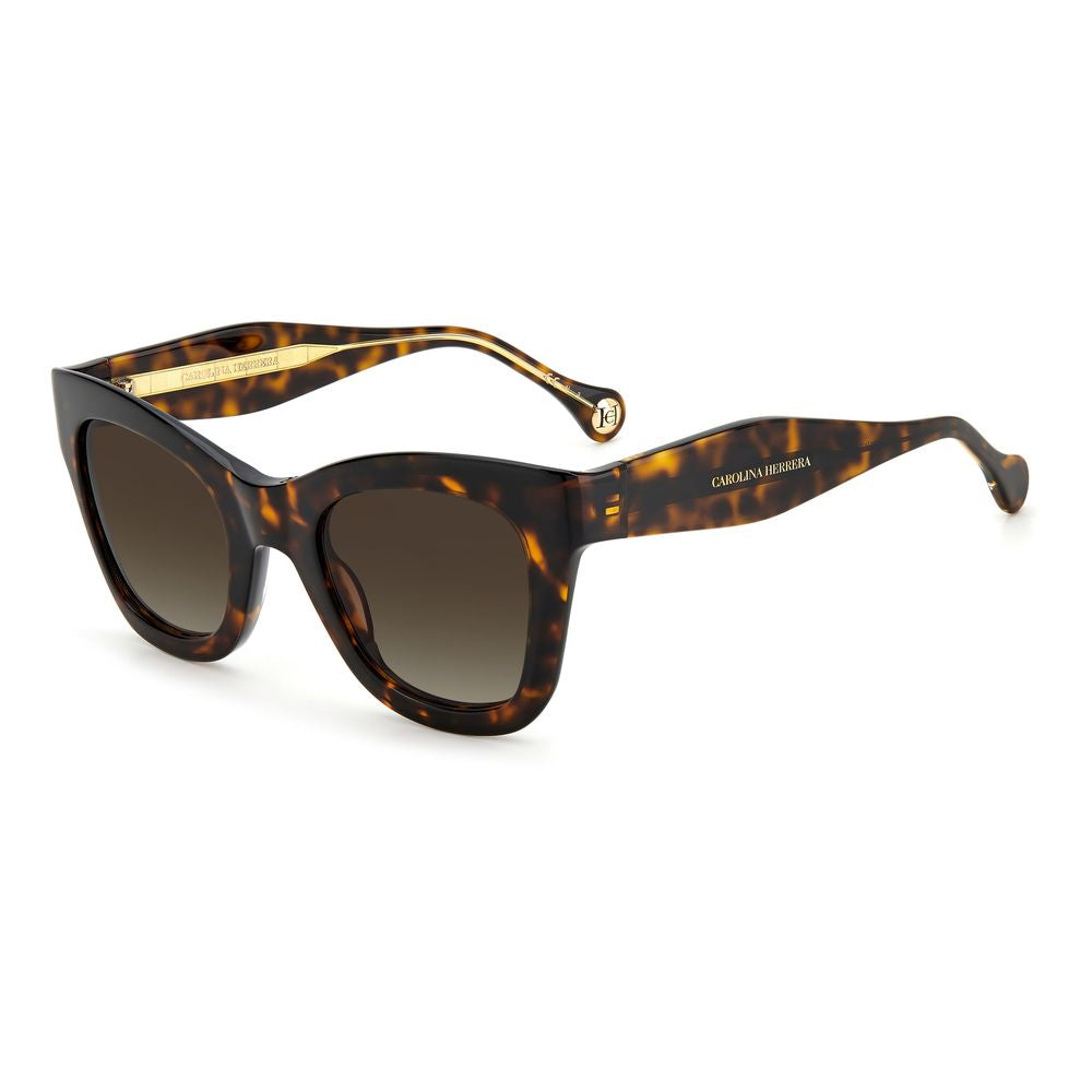Carolina Herrera – Braune Acetat-Sonnenbrille