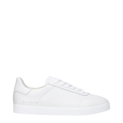 Givenchy White Leather Low Tops