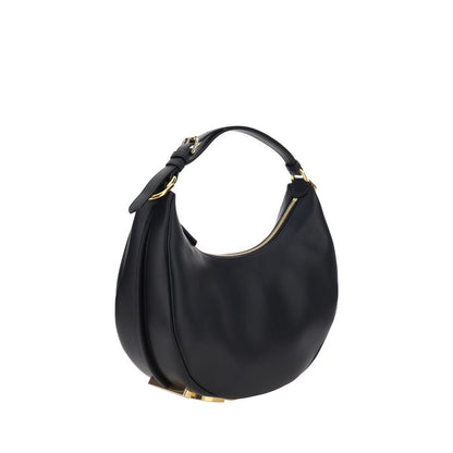 Fendi Schultertasche aus schwarzem Kalbsleder (Bos Taurus)