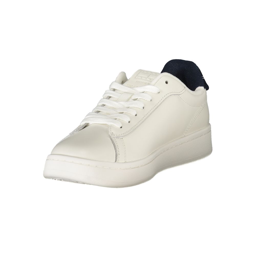 Tommy Hilfiger – Weiße Leder-Sneaker für Damen