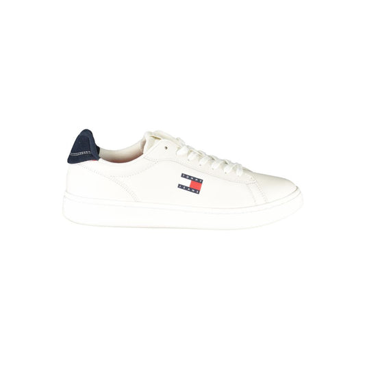 Tommy Hilfiger – Weiße Leder-Sneaker für Herren
