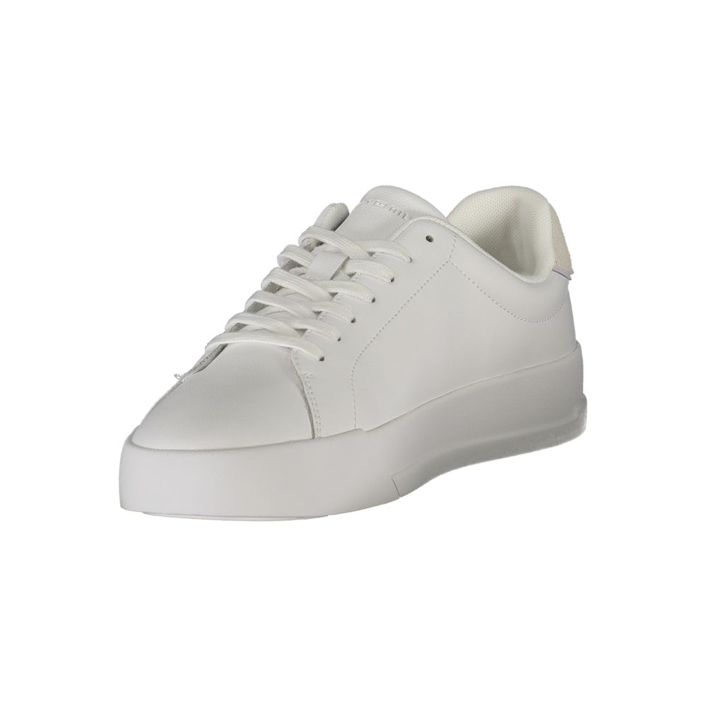 Tommy Hilfiger – Weiße Leder-Sneaker für Herren