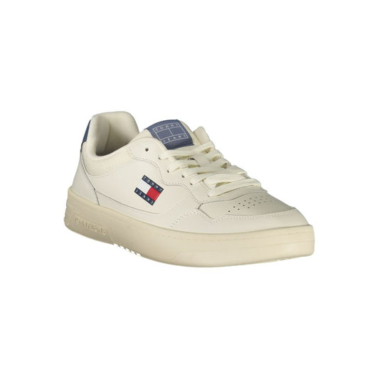 Tommy Hilfiger – Weiße Leder-Sneaker für Herren