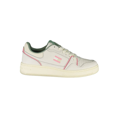 Tommy Hilfiger – Weiße Leder-Sneaker für Damen