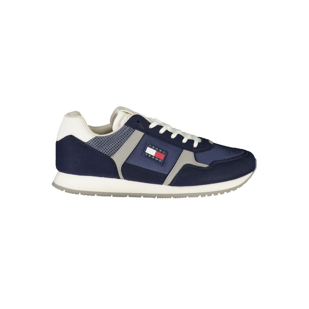 Tommy Hilfiger – Blaue Polyester-Sneaker für Herren