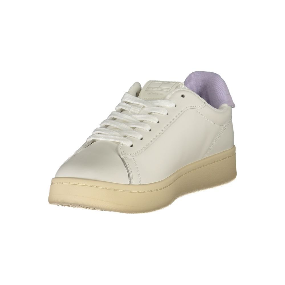 Tommy Hilfiger – Weiße Leder-Sneaker für Damen