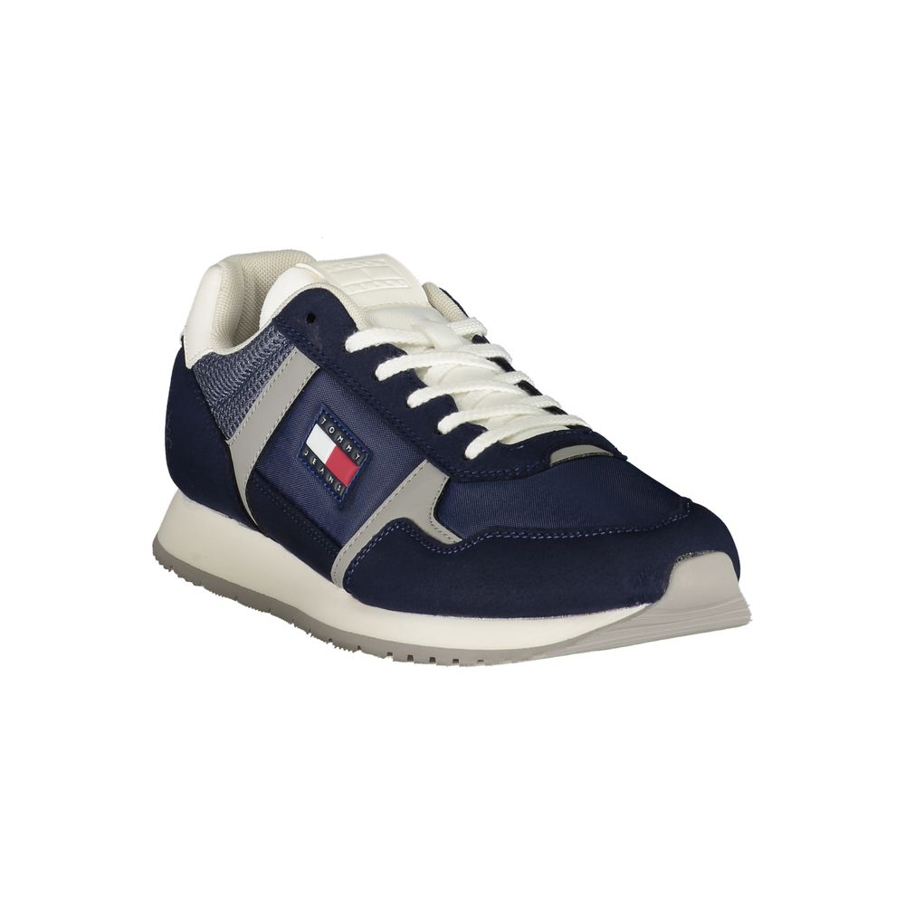 Tommy Hilfiger – Blaue Polyester-Sneaker für Herren