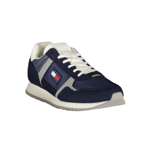 Tommy Hilfiger – Blaue Polyester-Sneaker für Herren