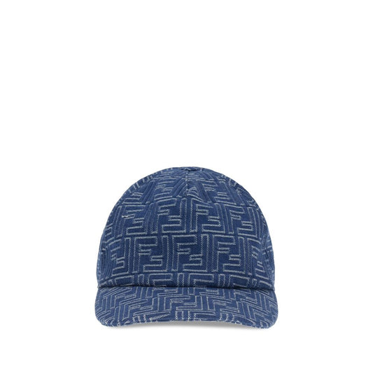 Fendi Denim-Stickerei-Baseballmütze