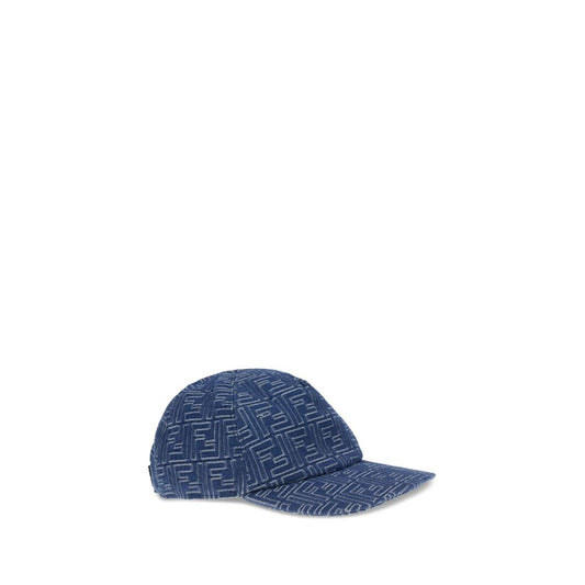 Fendi Denim-Stickerei-Baseballmütze
