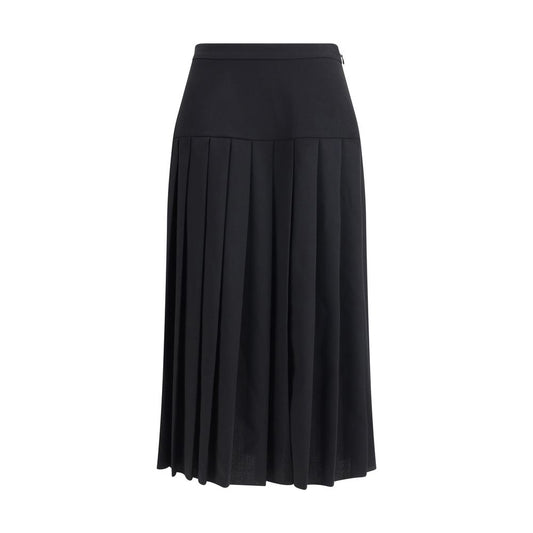 Alessandra Rich – Plissierter Midirock