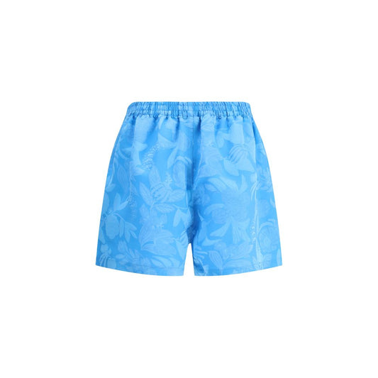 Balenciaga Blaue Bermuda-Shorts aus Viskose