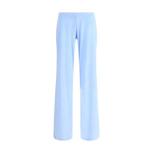 Balenciaga Hellblaue Freizeithose aus Triacetat