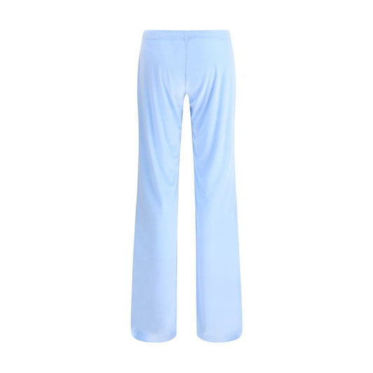 Balenciaga Hellblaue Freizeithose aus Triacetat