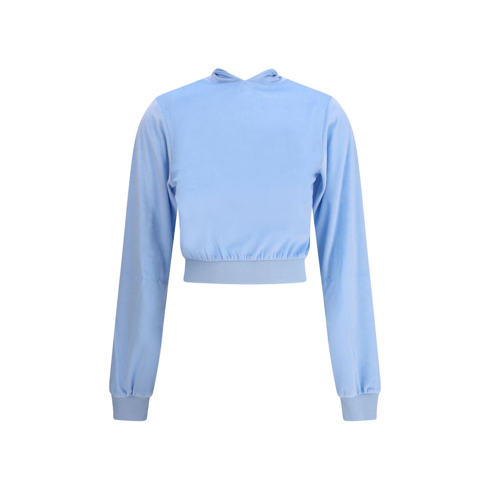 Balenciaga Hellblaues Triacetat-Top