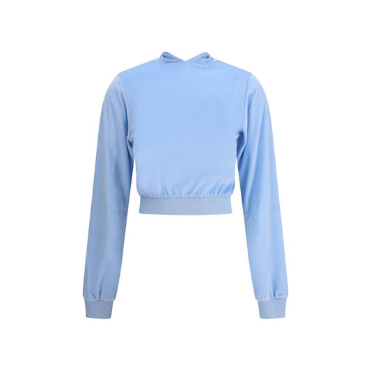 Balenciaga Hellblaues Triacetat-Top