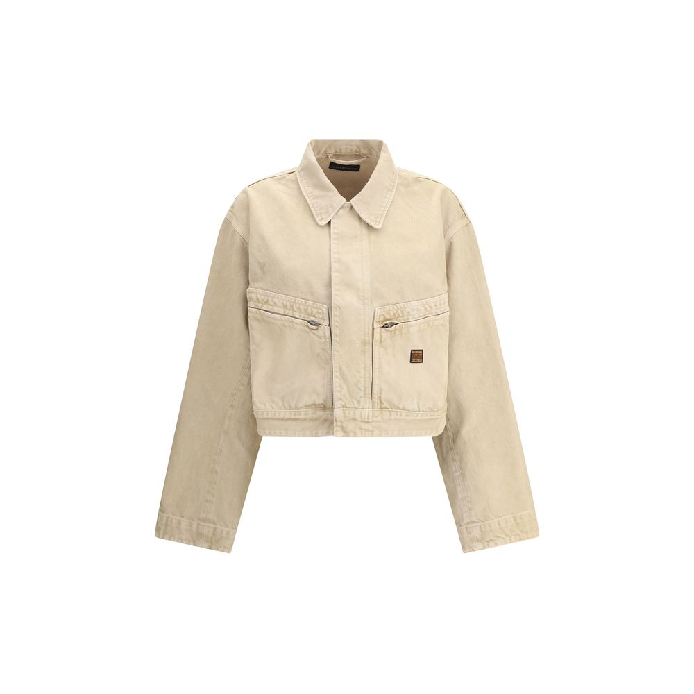 Balenciaga Jeansjacke aus beiger Baumwolle