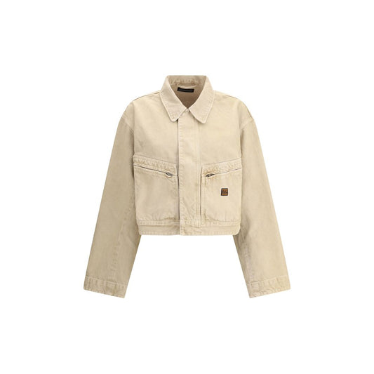 Balenciaga Jeansjacke aus beiger Baumwolle