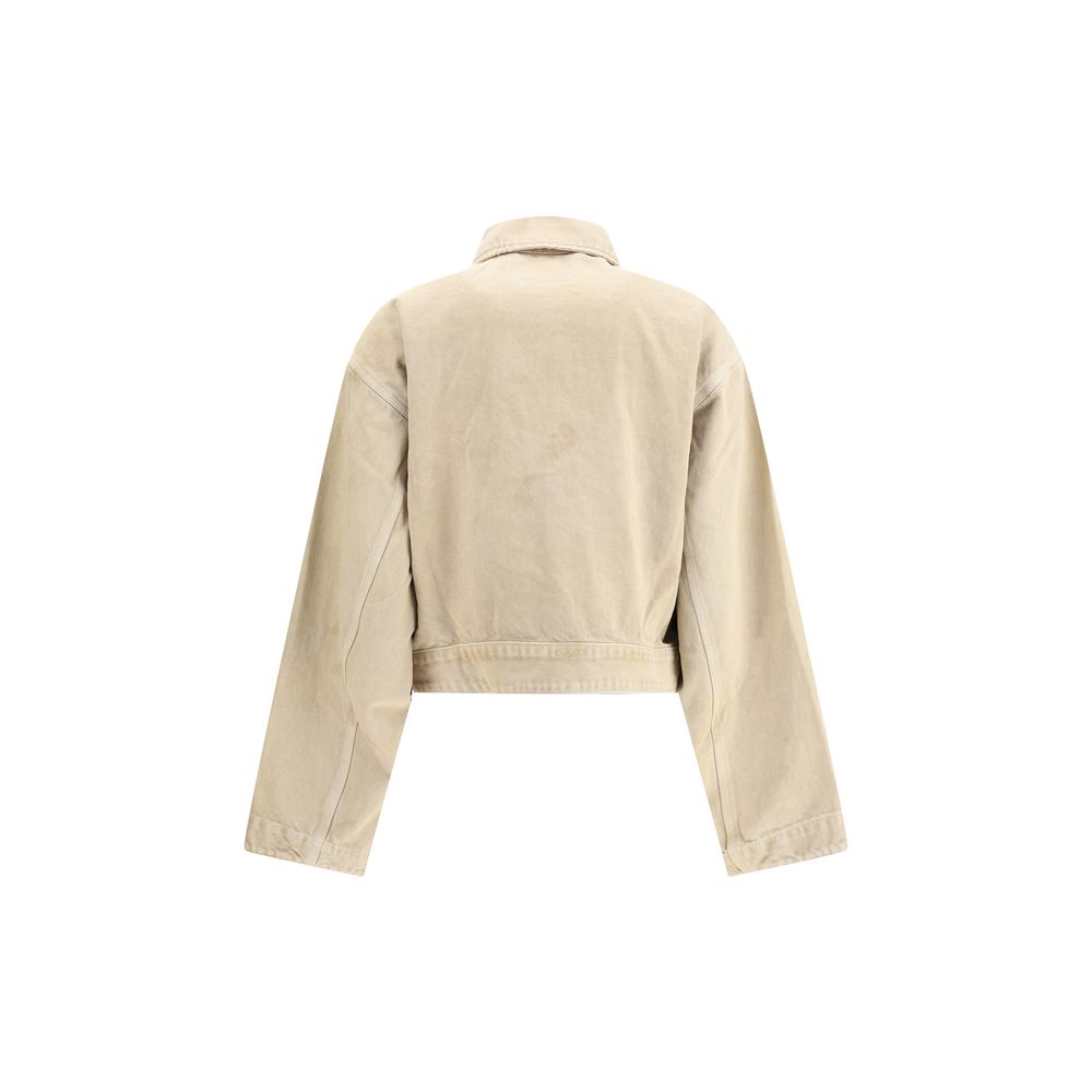 Balenciaga Jeansjacke aus beiger Baumwolle